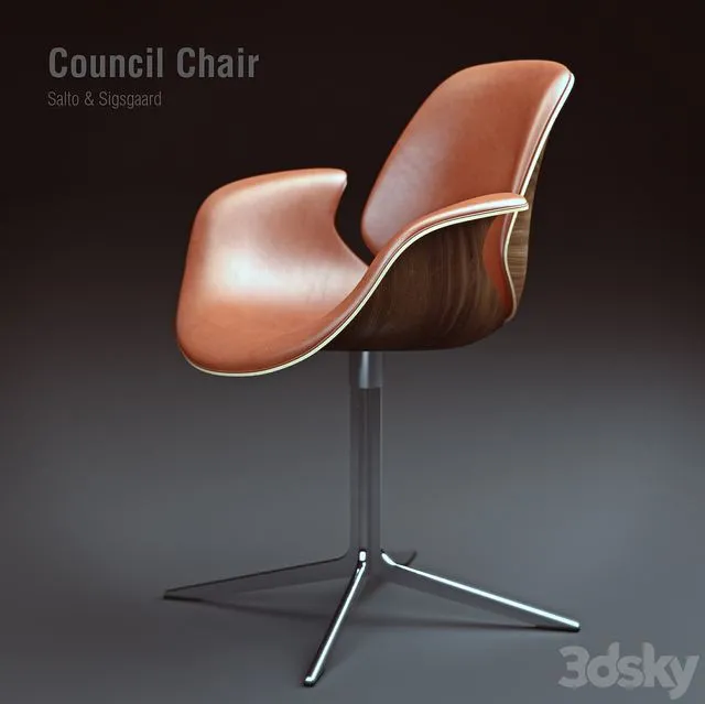 One Collection Council Chair 3D Model