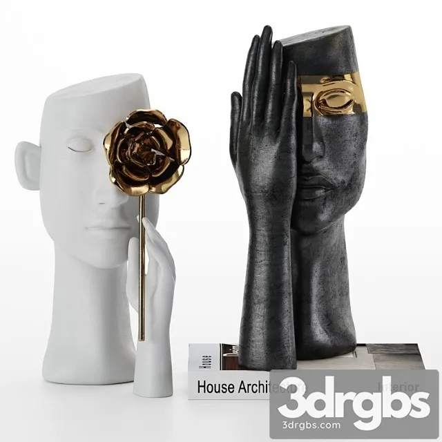 One Eye Face Vases 3D Model Download One Eye Face Vases 3D Model Download