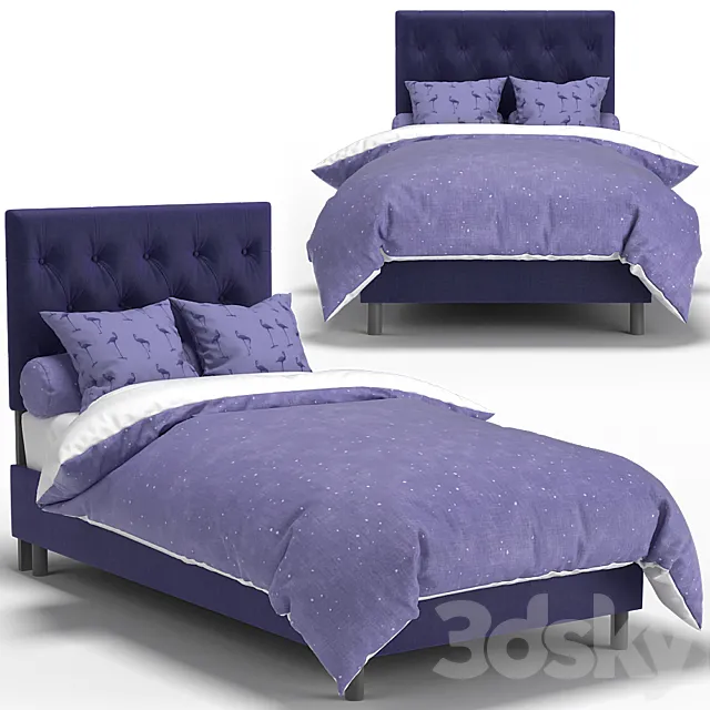 ONE KINGS LANE Thea Kids Bed 3D Model ONE KINGS LANE Thea Kids Bed 3D Model