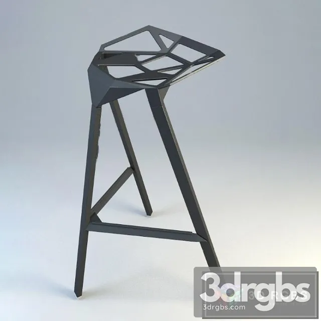 One Konstantin Grcic Chair Bar 3D Model Download One Konstantin Grcic Chair Bar 3D Model Download