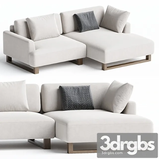 Onte corner sofa bucle white Onte corner sofa bucle white