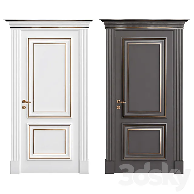 ?ontemporary interior doors ?24 3DModel