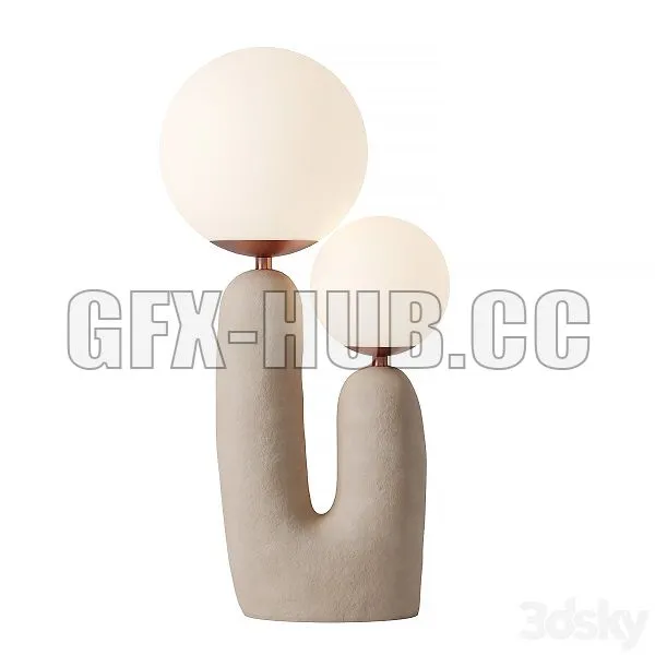 Oo Smooth Table Lamp Contemporary Hand 3D Model Oo Smooth Table Lamp Contemporary Hand 3D Model
