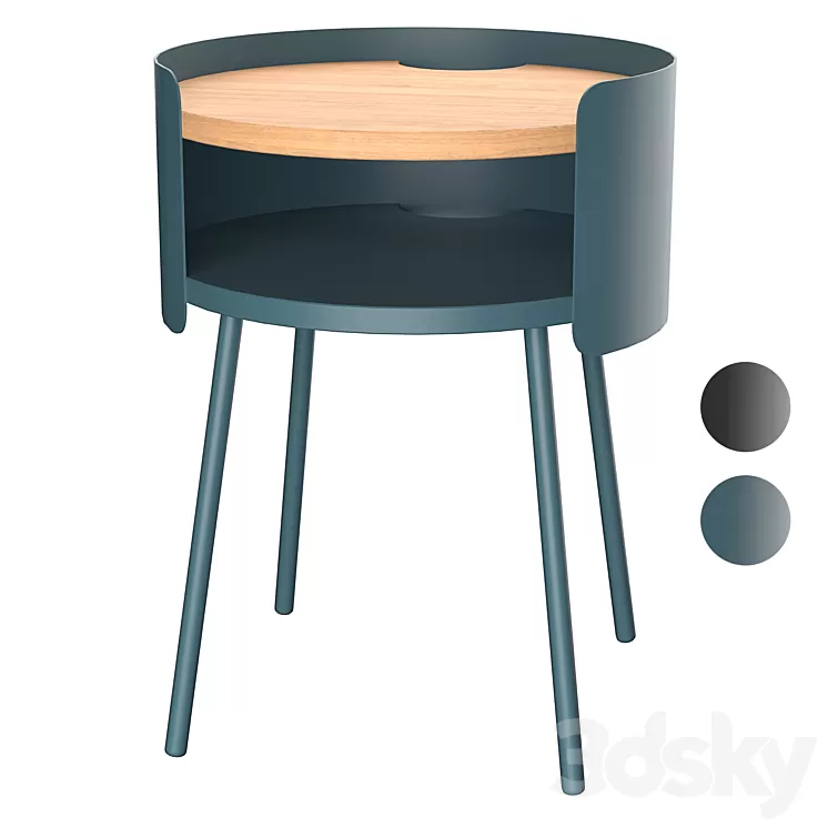 Ooty bedside table 3D Model Ooty bedside table 3D Model
