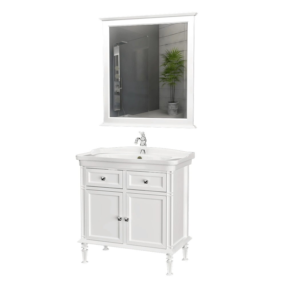 Opadiris – Cabinet with sink Kantara 85 cm 3D Model Opadiris – Cabinet with sink Kantara 85 cm 3D Model