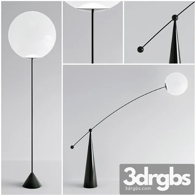 Opal Floor Light 3D Model Download