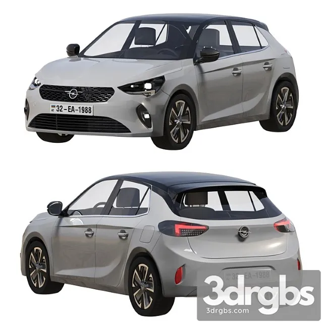 Opel E corsa 2019 3D Model Download