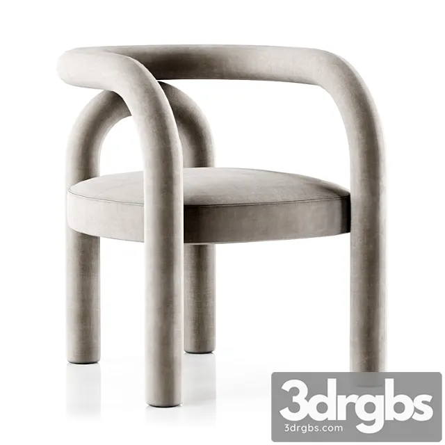 Open back chair by litfad