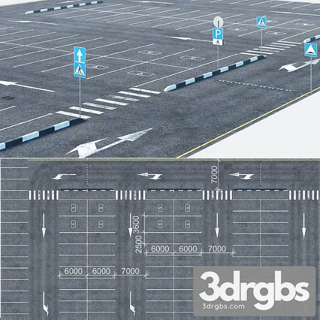 Open Parking 3D Model Download Open Parking 3D Model Download