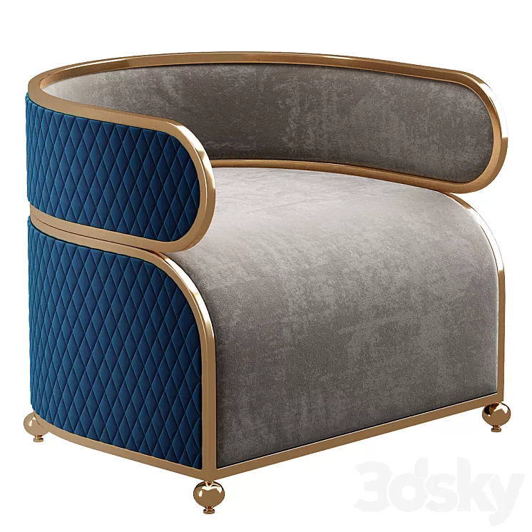 Opera armchair 3D Model Opera armchair 3D Model