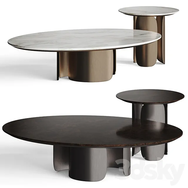 Opera Contemporary Gabriel Coffee Table 3D Model Opera Contemporary Gabriel Coffee Table 3D Model