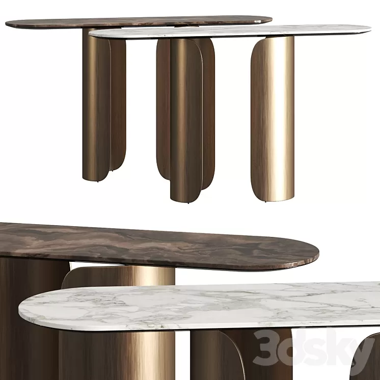 Opera Contemporary Gabriel Console Table 3D Model