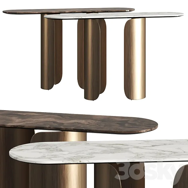 Opera Contemporary Gabriel Console Table 3DModel