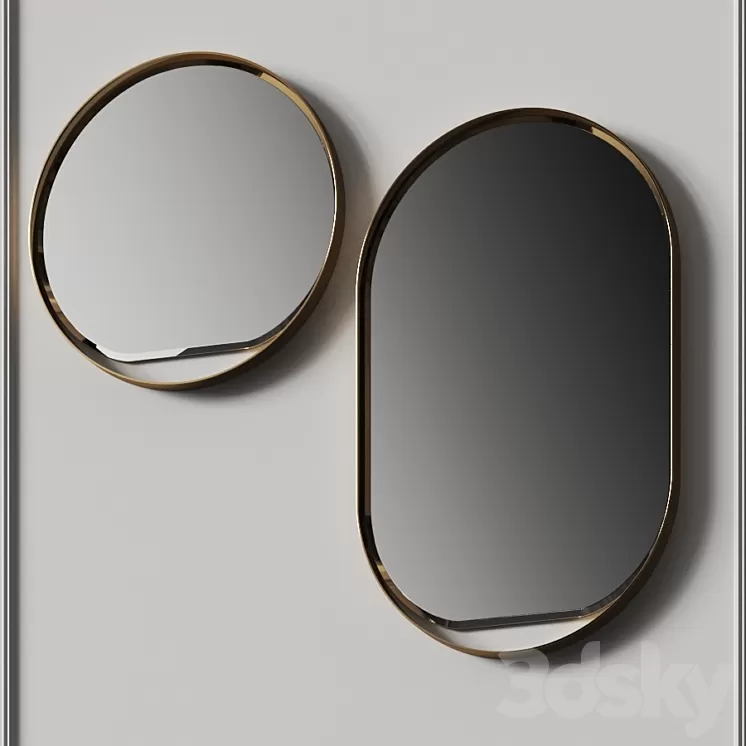 Opera Contemporary Gyselle Mirrors 3D Model