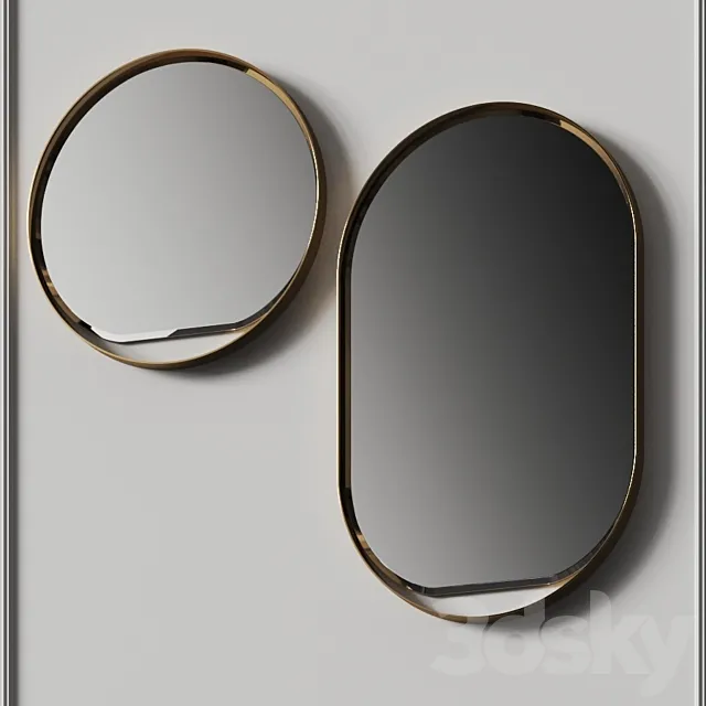Opera Contemporary Gyselle Mirrors 3DModel