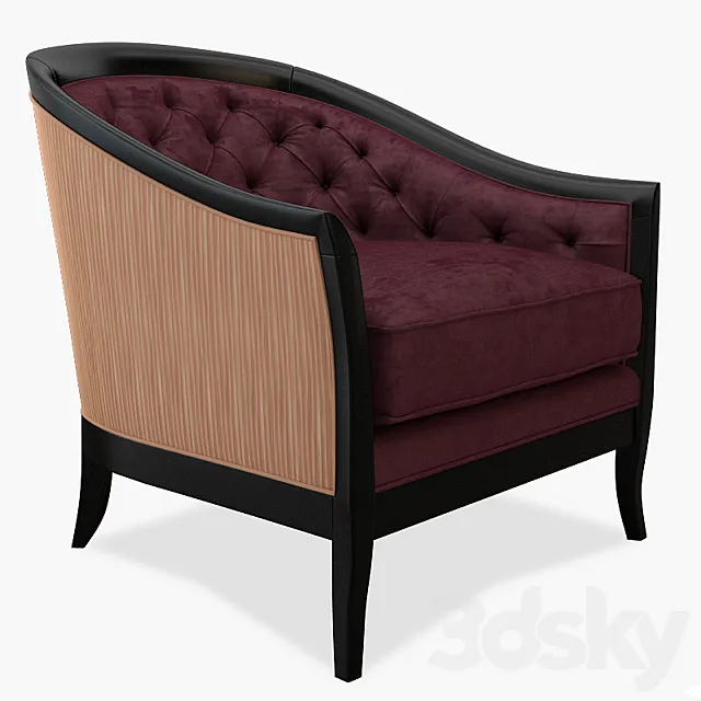 Opera Contemporary Marta classic Armchair 3D Model