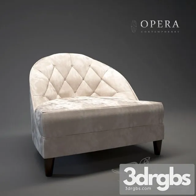 Opera Dalila Arm Chair 3D Model Download Opera Dalila Arm Chair 3D Model Download