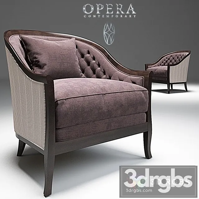 Opera Marta Classic Armchair 3D Model Download Opera Marta Classic Armchair 3D Model Download