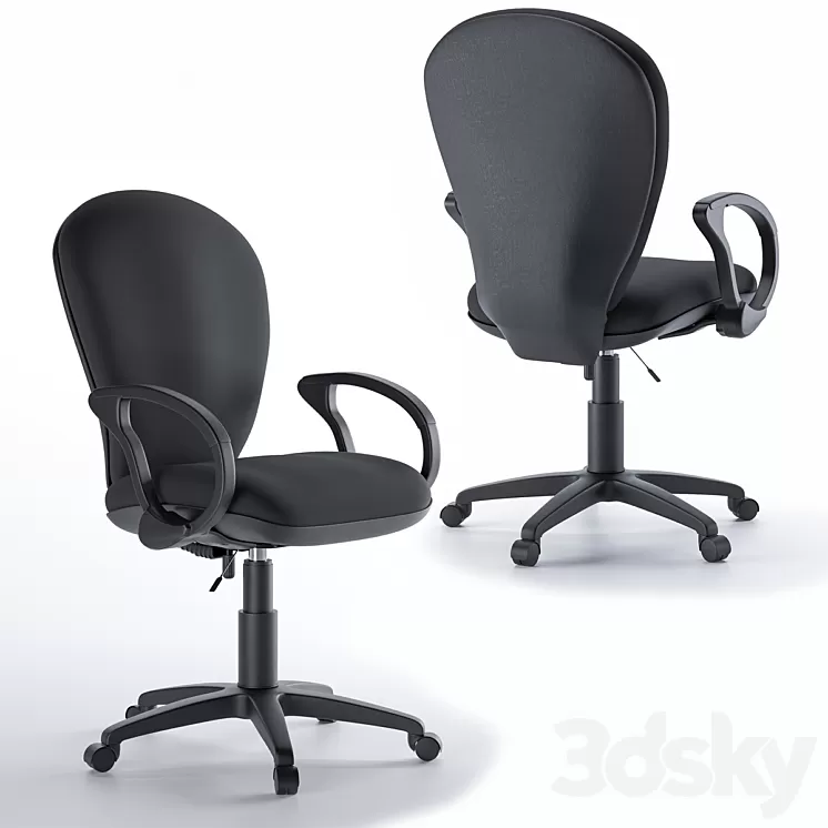 Operator's chair Bureaucrat CH-687AXSN / # B 3D Model Operator's chair Bureaucrat CH-687AXSN / # B 3D Model