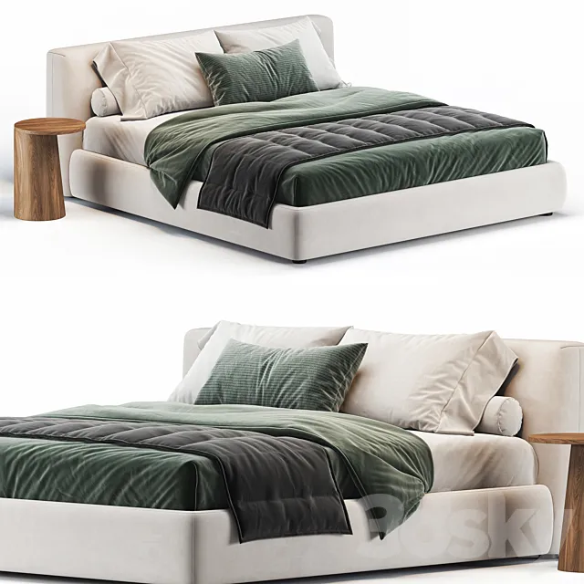 Ophelia Bed 3D Model Ophelia Bed 3D Model