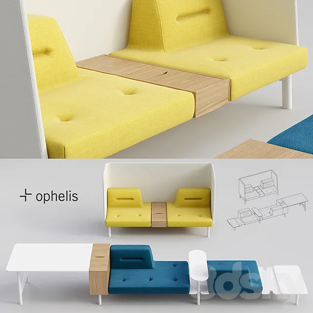Ophelis Docks Lounge 3D Model