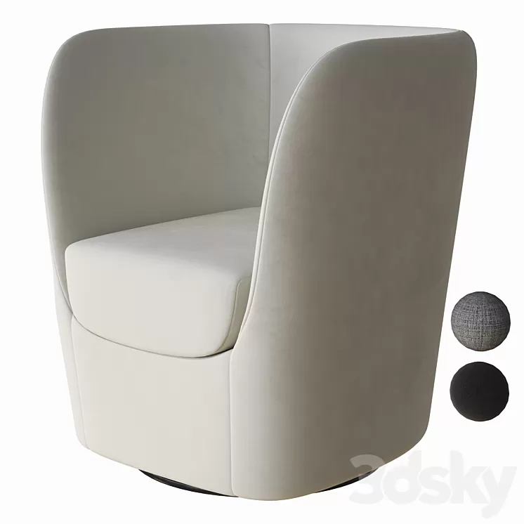 opla armchair pianca 3D Model opla armchair pianca 3D Model