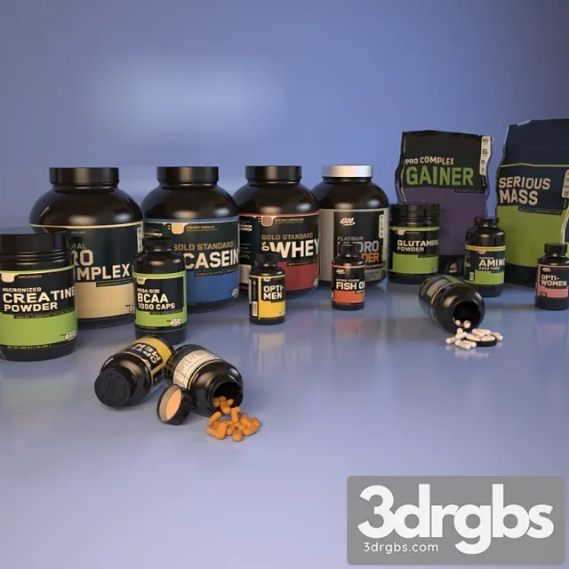 Optimum nutrition (sports nutrition) 3D Model Download