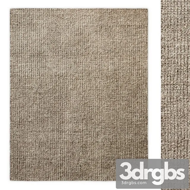 Ora hand-braided rug rh 3D Model Download