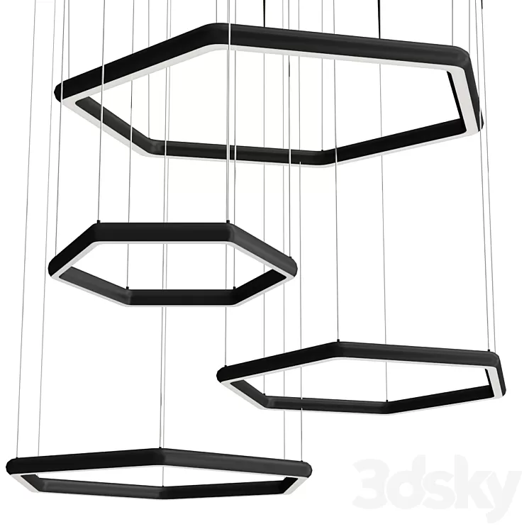 ORA HEXAGON By LED Luks 3D Model ORA HEXAGON By LED Luks 3D Model