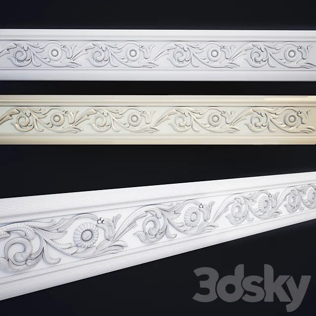 orac decor stucco molding P7020 3DModel