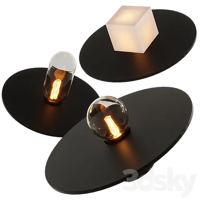 oran object table lamp 3D Model