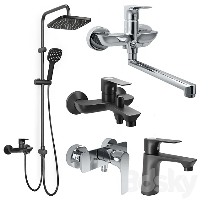 Orange aristo  faucet 3D Model