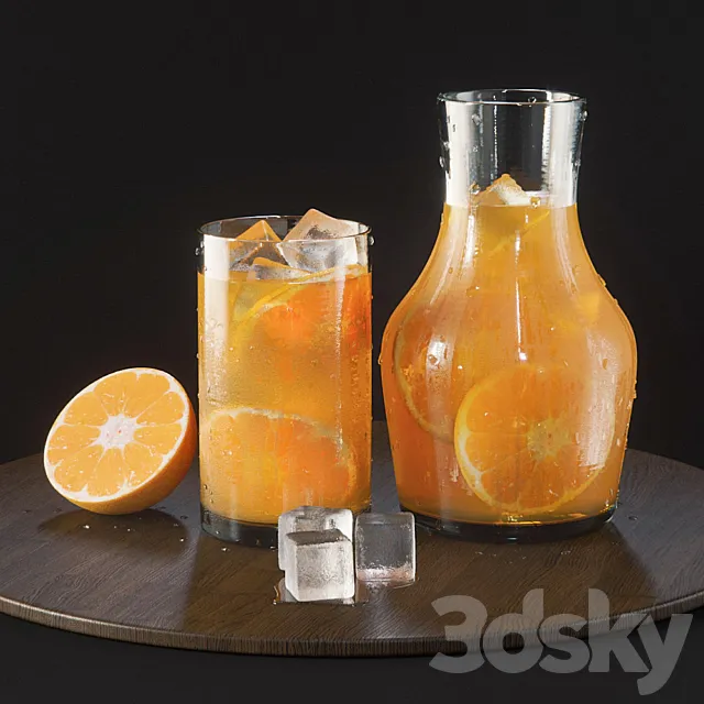 Orange lemonade 3DModel