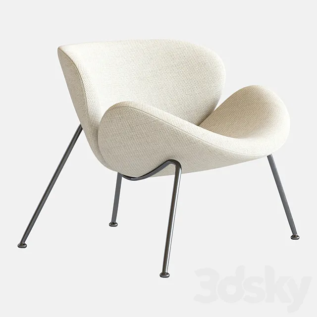 Orange Slice Chair by Pierre Paulin for Artifort 1980s 3D Model