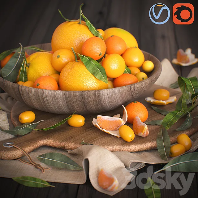 Oranges 3DModel