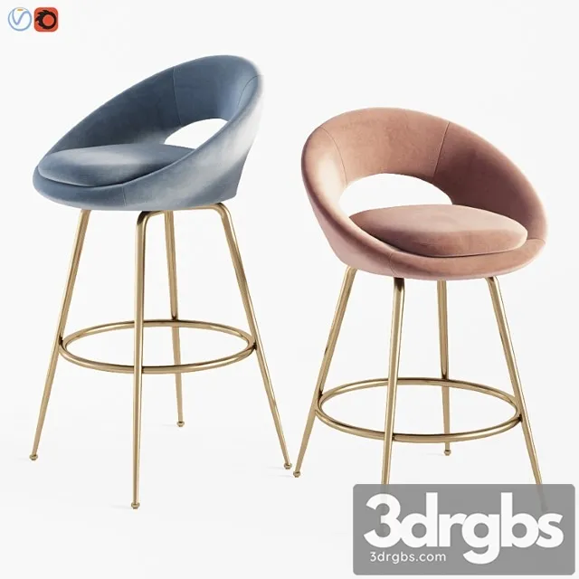 Orb Bar Stool Counter Stools West Elm 3D Model Download Orb Bar Stool Counter Stools West Elm 3D Model Download