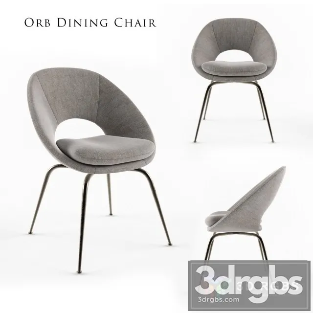 ORB Dining Chair 3D Model Download ORB Dining Chair 3D Model Download