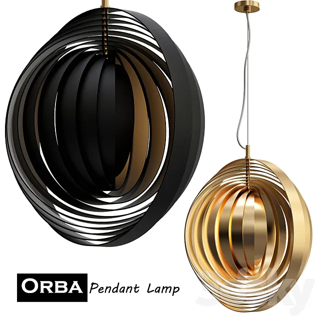 Orba_Pendant_Lamp 3DModel