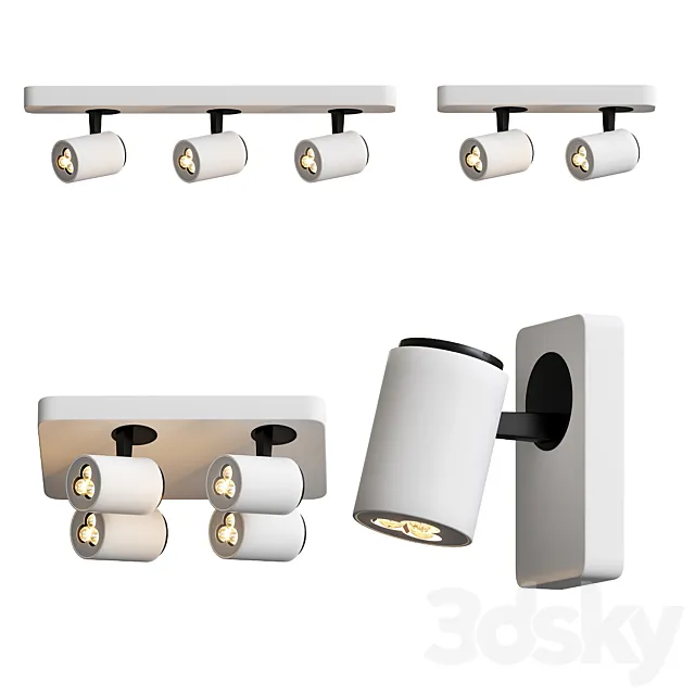 Orbe Lightstar Track Light Sets 3DModel