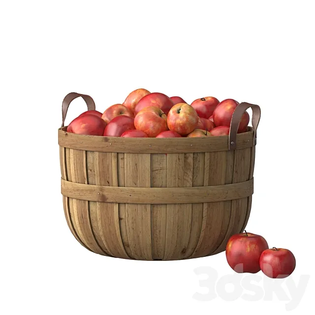 Orchard Baskets 3DModel Orchard Baskets 3DModel