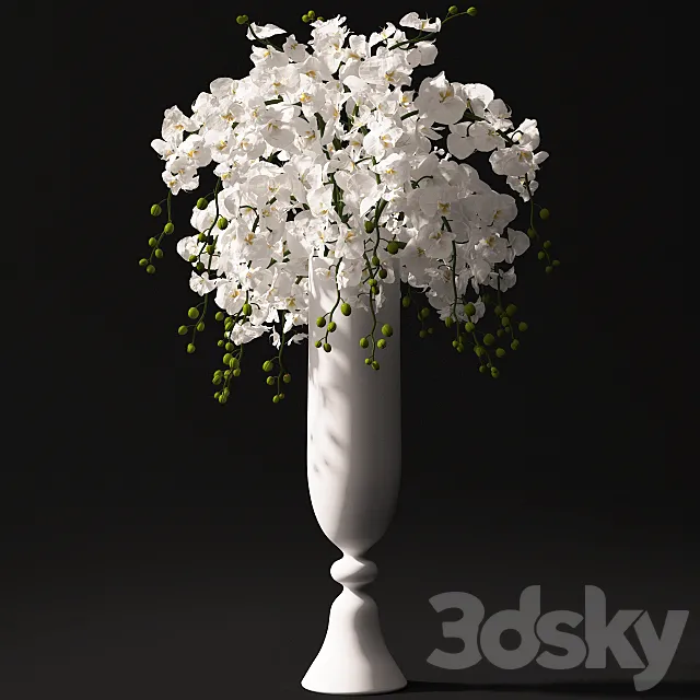 Orchid bouquet 3DModel Orchid bouquet 3DModel
