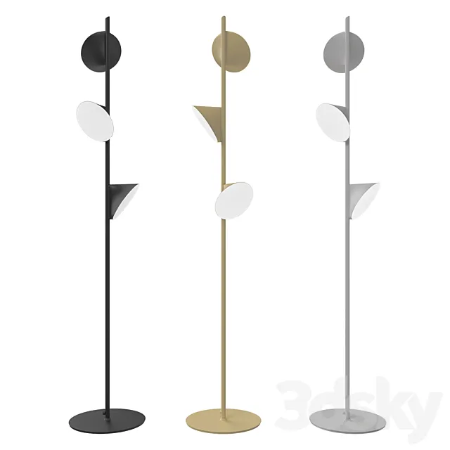 Orchid Floor Lamp 3DModel Orchid Floor Lamp 3DModel