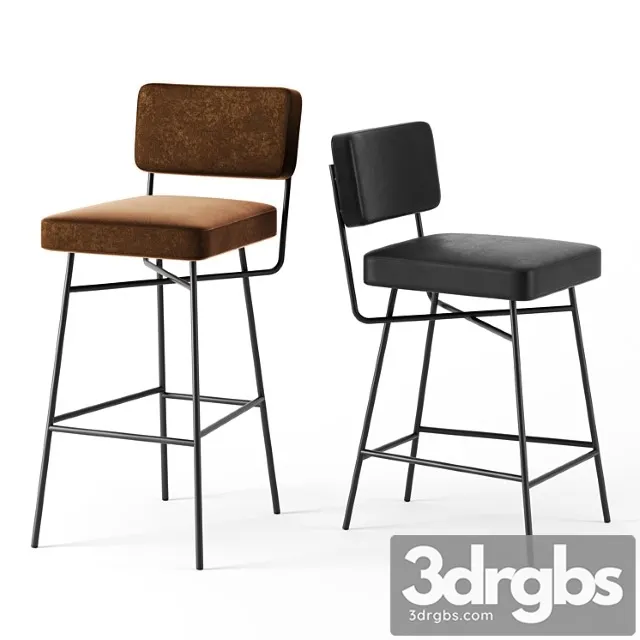 Orfeo bar stools by arflex