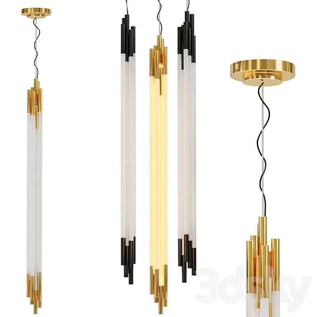 Org Pendant Vertical 3D Model Org Pendant Vertical 3D Model