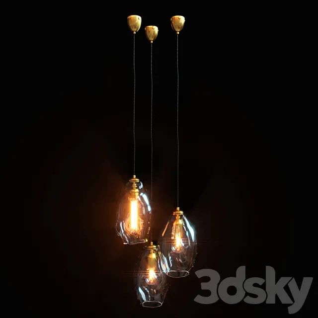 Organic Large Pendant 3D Model Organic Large Pendant 3D Model