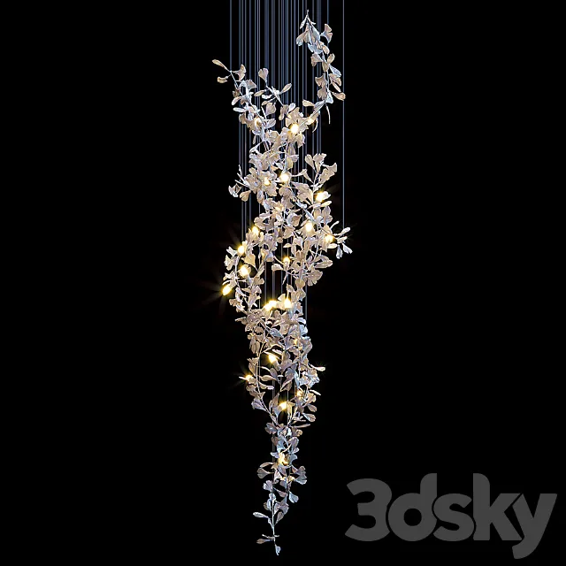 Organic light sculptures ANDREEA BRAESCU 3D Model