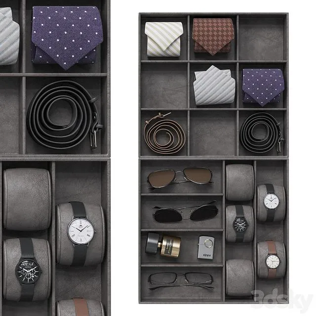 Organizer Accessories for men 3D Model