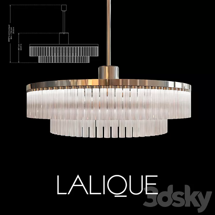 Orgue by Lalique 3D Model