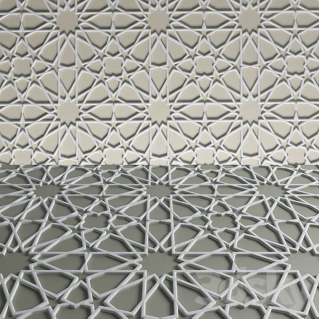 oriental ornament 3D Model