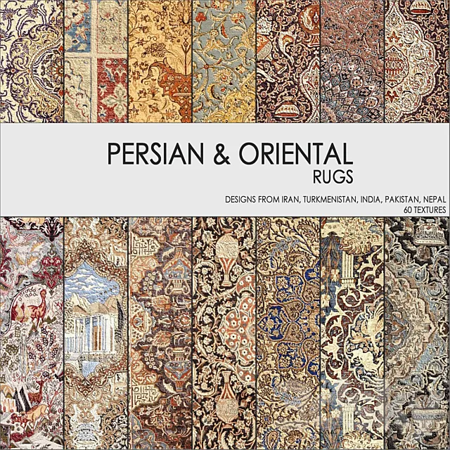 Oriental rugs 3DModel Oriental rugs 3DModel